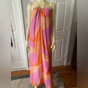 VIax PaulaHermanny Martinica Emily Long Colorful Dress/ Size 2
